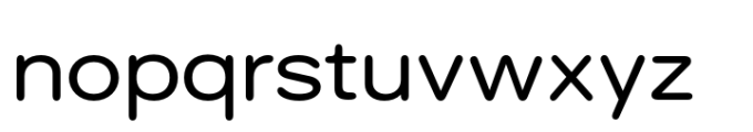 Surt Rounded Extended Regular Font LOWERCASE