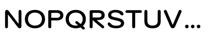 Surt Rounded Extended Semibold Font UPPERCASE