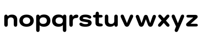 Surt Rounded Extended Ultrabold Font LOWERCASE