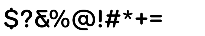 Surt Rounded Semibold Font OTHER CHARS