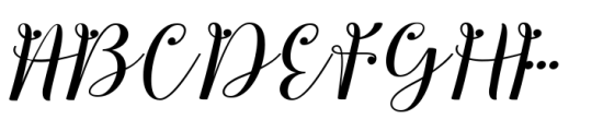 Surtine Regular Font UPPERCASE