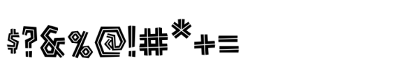 Survivor Standard Inline 2 Font OTHER CHARS