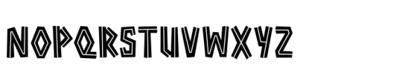 Survivor Standard Inline 2 Font UPPERCASE