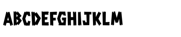 Survivor Wood Font UPPERCASE