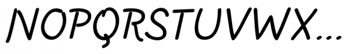 SusiScript Bold Oblique Font UPPERCASE