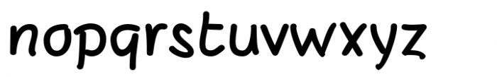 SusiScript Extra Bold Font LOWERCASE