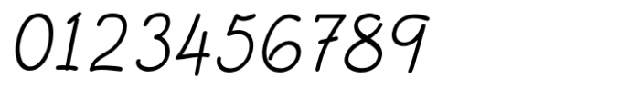 SusiScript Oblique Font OTHER CHARS