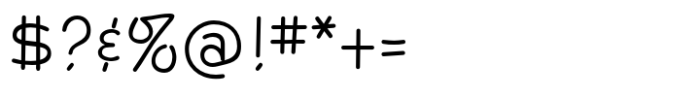 SusiScript Regular Font OTHER CHARS