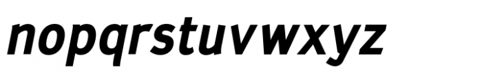 Suss Sans Bold Italic Font LOWERCASE