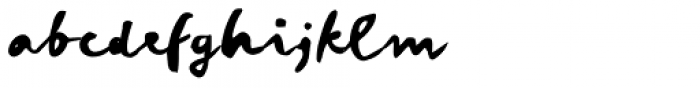 Sussan Brush Font LOWERCASE