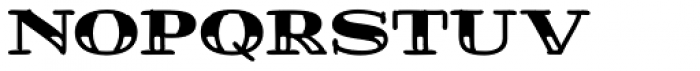 Sussan Inline 3 Font UPPERCASE