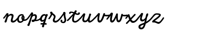 Sussan Script Font LOWERCASE