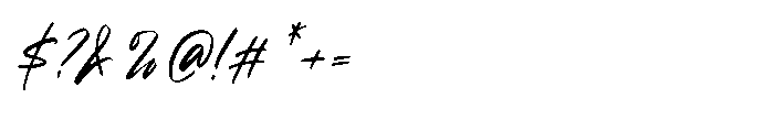 Sussane Regular Font OTHER CHARS