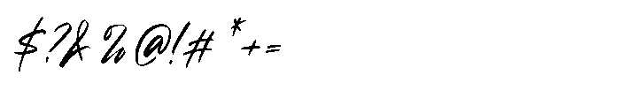 Sussane Texture Regular Font OTHER CHARS
