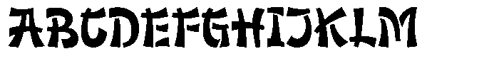 Susuke Endi Regular Font UPPERCASE