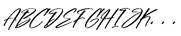 Suthel Matik Italic Font UPPERCASE