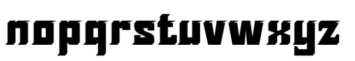 Sutixo Style Font LOWERCASE