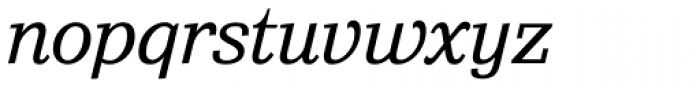 Sutro Light Italic Font LOWERCASE