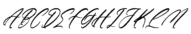 Sutter Youth Italic Font UPPERCASE
