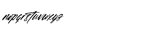 Sutter Youth Italic Font LOWERCASE