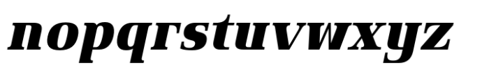 Suwannason Extra Bold Italic Font LOWERCASE