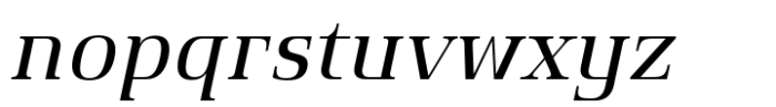 Suwannason Italic Font LOWERCASE
