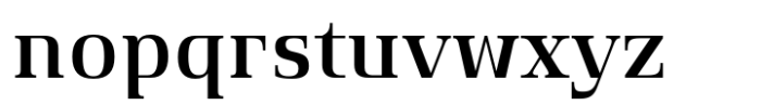 Suwannason Medium Font LOWERCASE