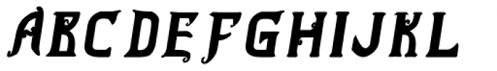 Suzdal Bold Italic Font UPPERCASE