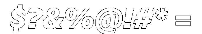 Sub Sans Black Italic Regular Webfont Font OTHER CHARS