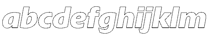 Sub Sans Black Italic Regular Webfont FONT