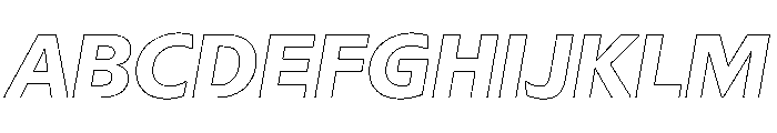 Sub Sans Bold Italic Regular Webfont Font UPPERCASE