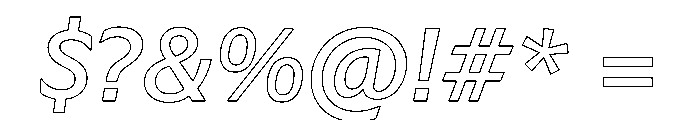 Sub Sans Italic Regular Webfont Fd9f06d4 Font OTHER CHARS