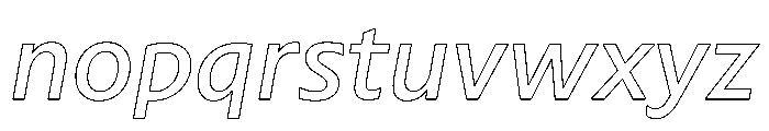 Sub Sans Italic Regular Webfont Fd9f06d4 Font LOWERCASE