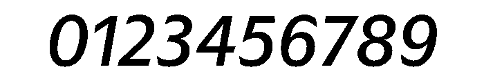 Sub Sans Italic Regular Webfont Font OTHER CHARS