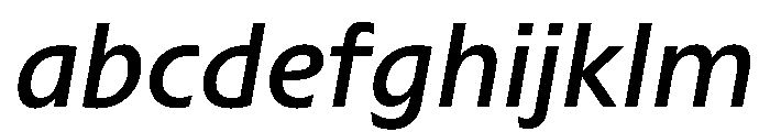 Sub Sans Italic Regular Webfont FONT