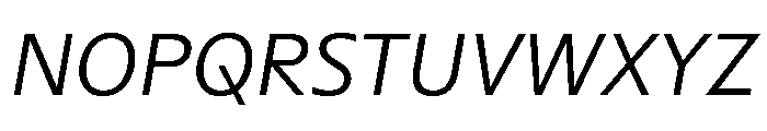 Sub Sans Light Italic Regular Webfont 8f066e1a Font UPPERCASE