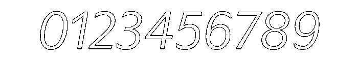 Sub Sans Light Italic Regular Webfont Font OTHER CHARS