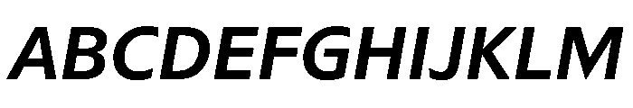 Sub Sans Medium Italic Regular Webfont Bc2e82a3 Font UPPERCASE