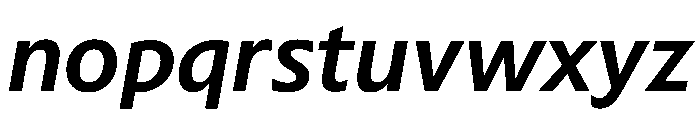 Sub Sans Medium Italic Regular Webfont Bc2e82a3 Font LOWERCASE