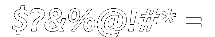 Sub Sans Medium Italic Regular Webfont Font OTHER CHARS