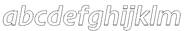 Sub Sans Medium Italic Regular Webfont FONT