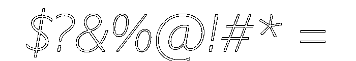 Sub Sans Thin Italic Regular Webfont 43080c6b Font OTHER CHARS