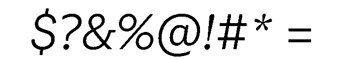 SubtilGrotesk BlondItalic Font OTHER CHARS