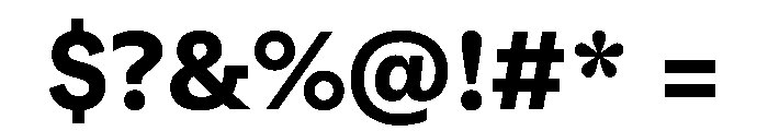 SubtilGrotesk Bold Font OTHER CHARS