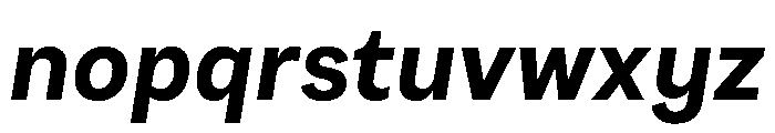 SubtilGrotesk BoldItalic Font LOWERCASE