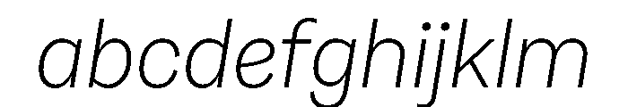 SubtilGrotesk LightItalic FONT
