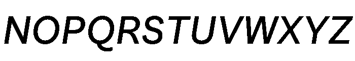 SubtilGrotesk MediumItalic Font UPPERCASE