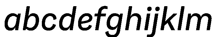 SubtilGrotesk MediumItalic FONT