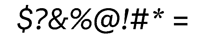 SubtilGrotesk NormalItalic Font OTHER CHARS