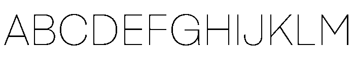 SubtilGrotesk Thin Font UPPERCASE